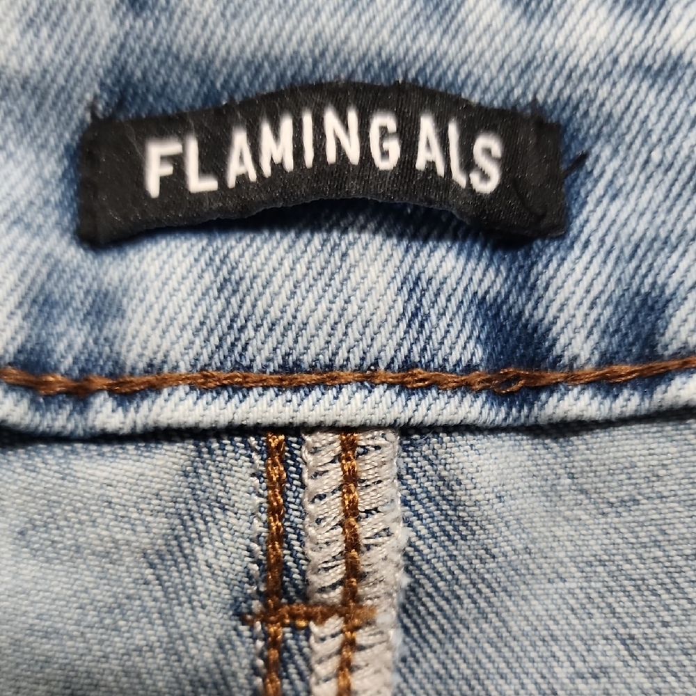 Distressed Light Blue Women's Jeans - Picture 7 of 8